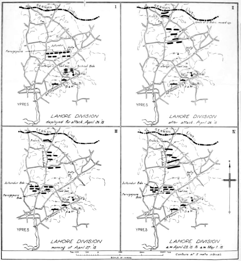 LAHORE DIVISION deployed for attack, April 26. 