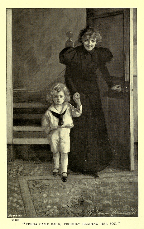 "FREDA CAME BACK, PROUDLY LEADING HER SON."