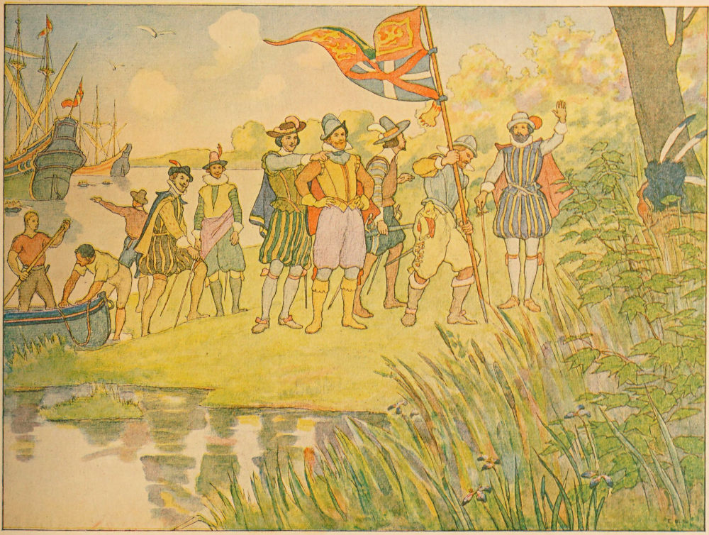 Colonists Landing