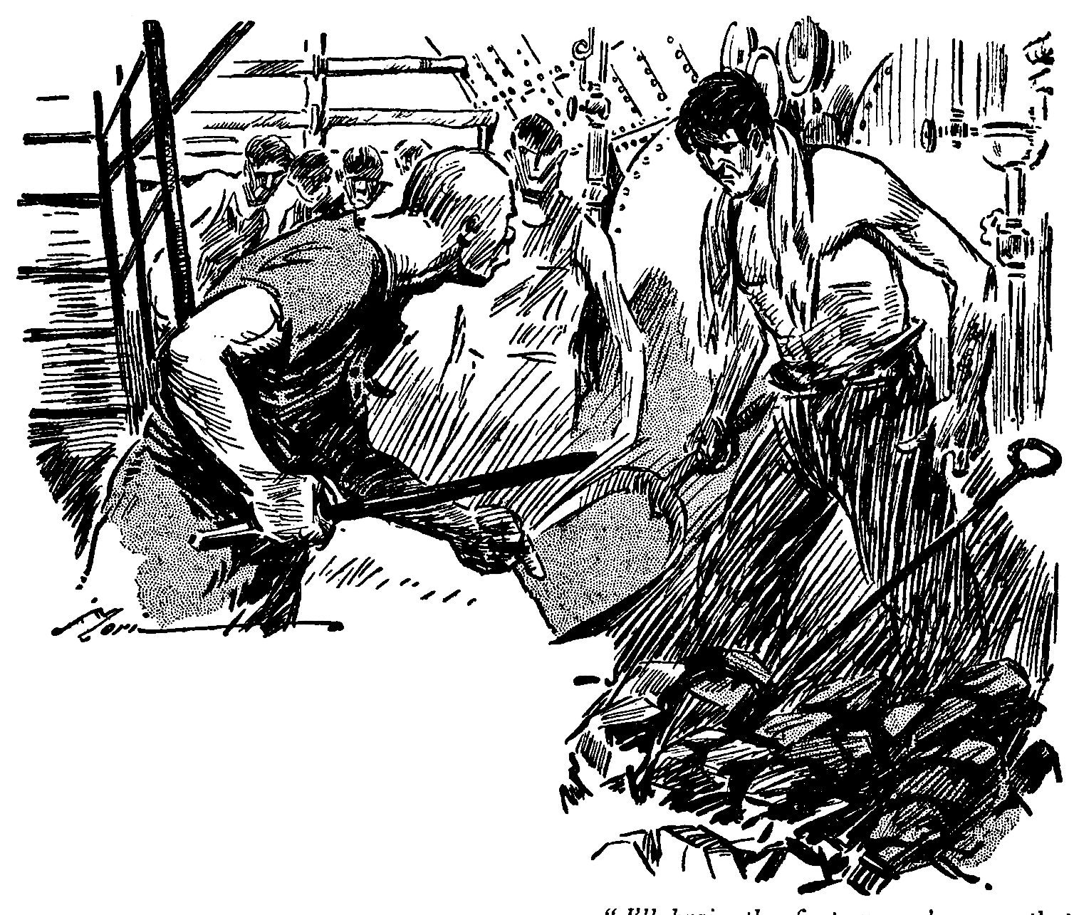 Tim Donahue keeping men in the engine-room