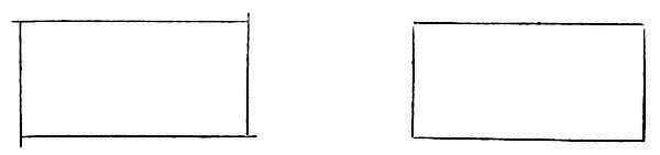 Two rectangles side by side