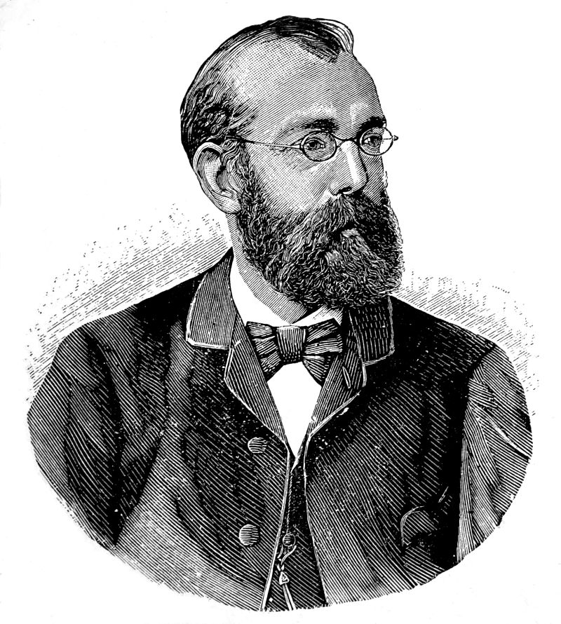 engraving of Robert Koch