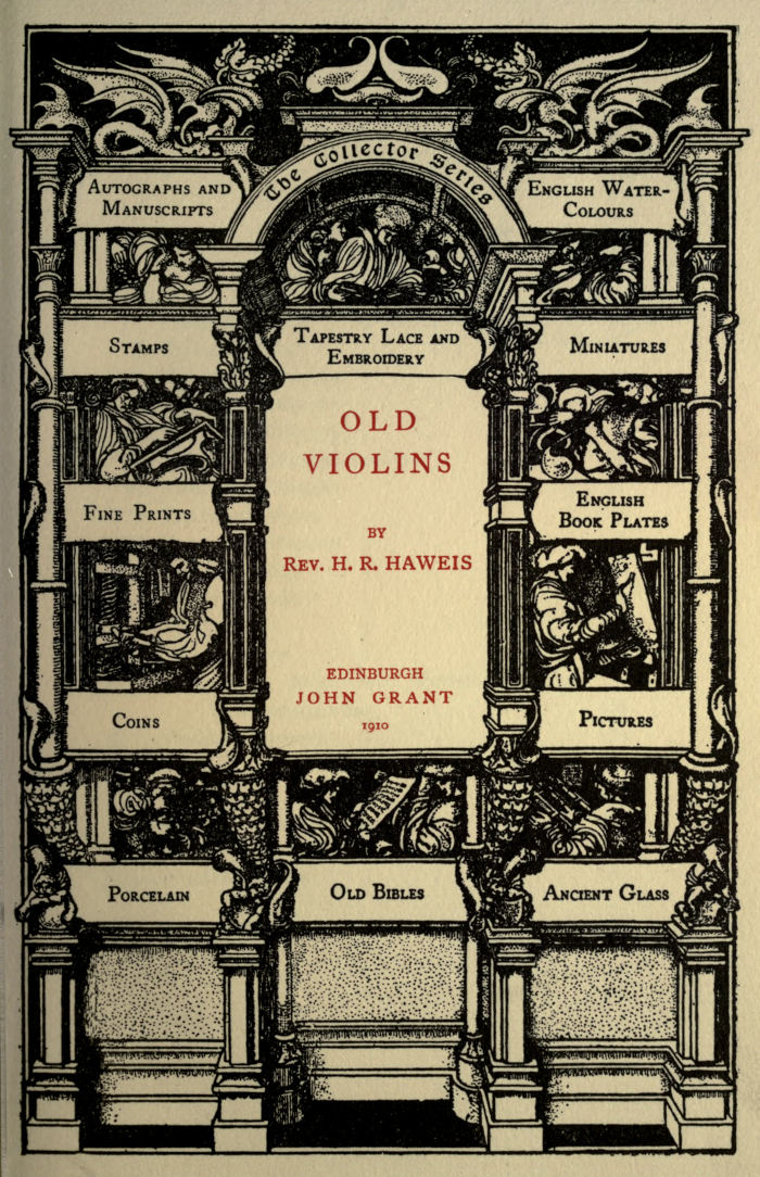 Ornate title page with titles of
other books in this Collector series.