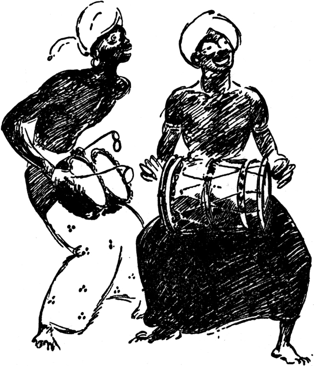 Ceylonesische Musikanten