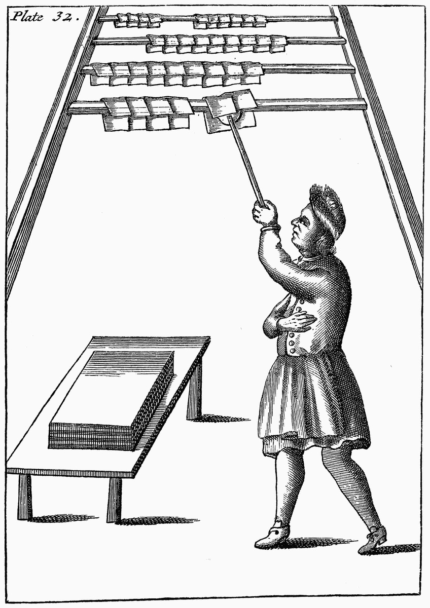 hanging sheets on the rack
