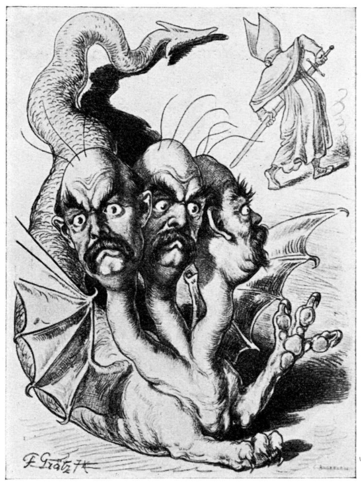 Fürstbischof Förster, der Gepfändete, und
die Hydra