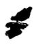 A single drawing of a leaf in black ink.
It appears to be floating through the air.