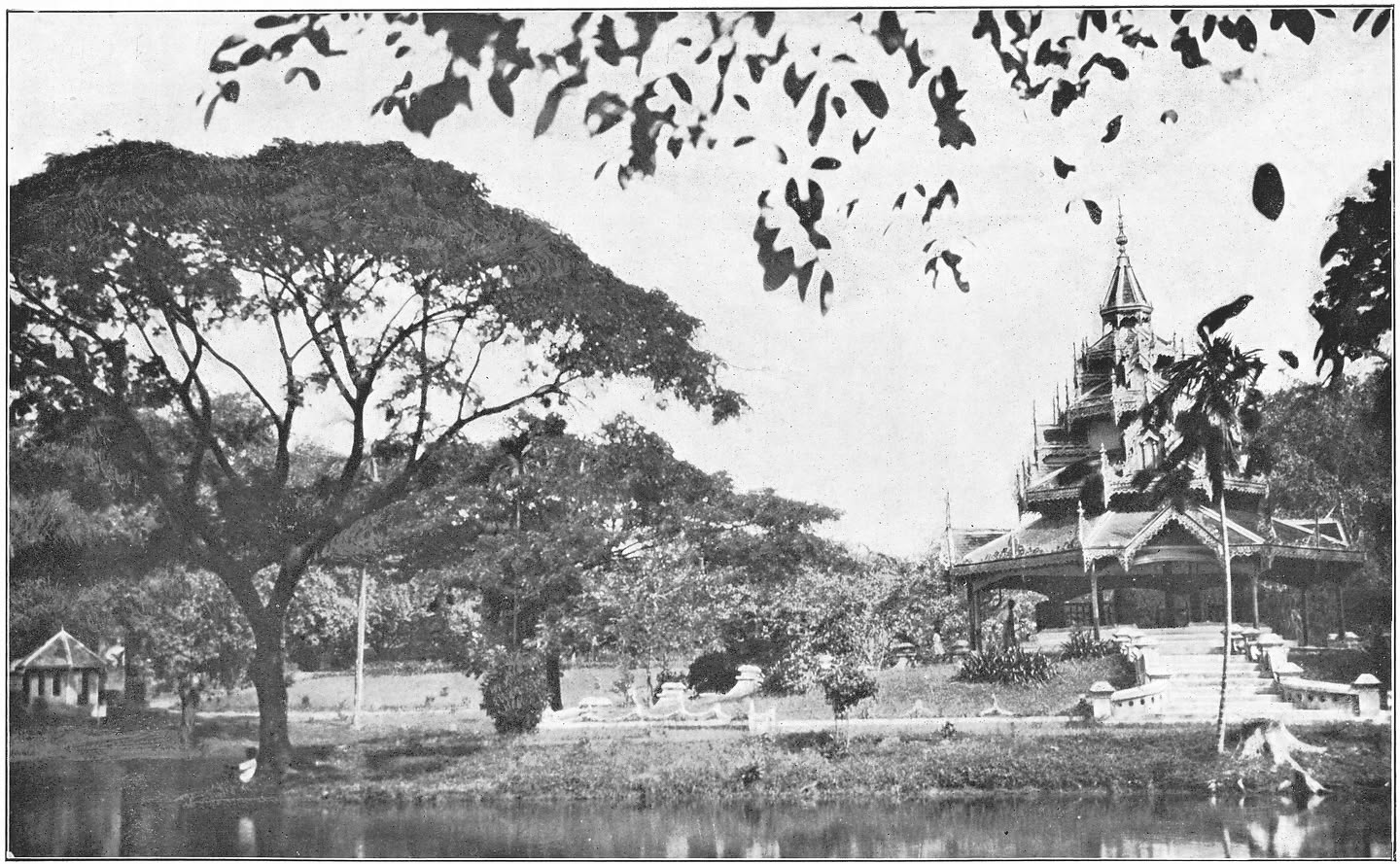 Afb. 74. Park te Rangoon.