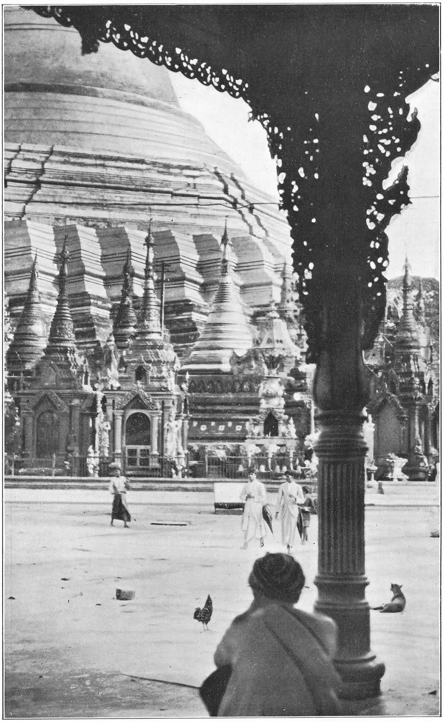 Afb. 78. Rangoon; Shwe-Dagon-pagode.