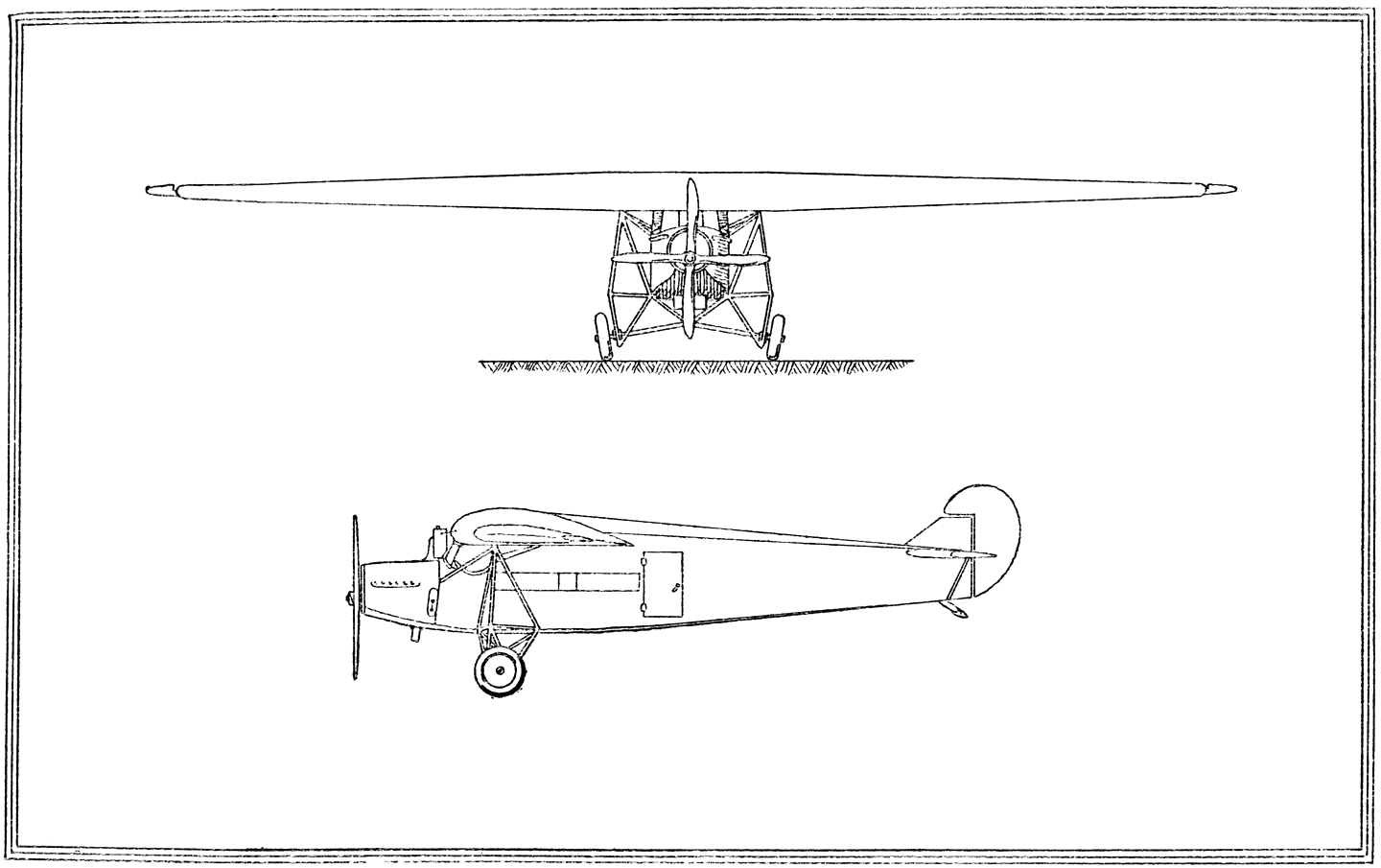 Fig. VI. De H-NACC van voren en van terzijde.