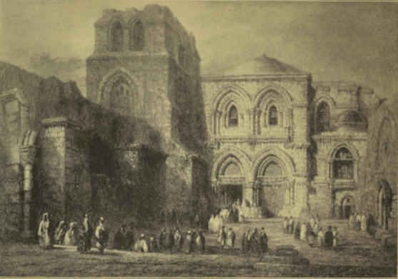 Bartlett’s Drawing of the Church of the Holy Sepulchre.