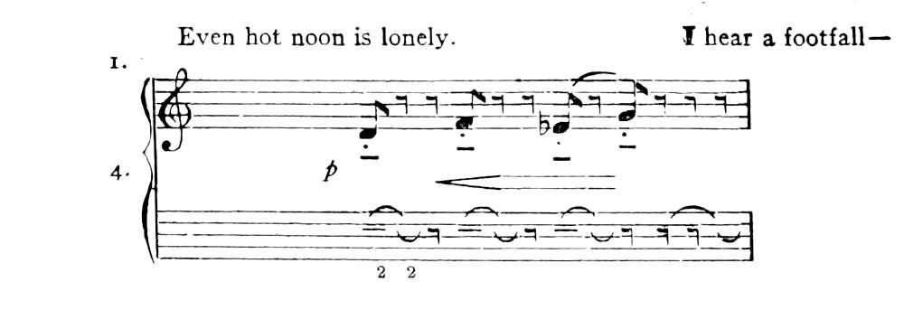 A short passage of music.