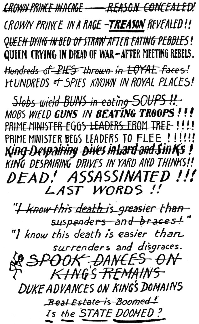 +<i>CROWN PRINCE IN A CAGE——REASON CONCEALED!</i>+ <br><i>CROWN PRINCE IN A RAGE—<span class=