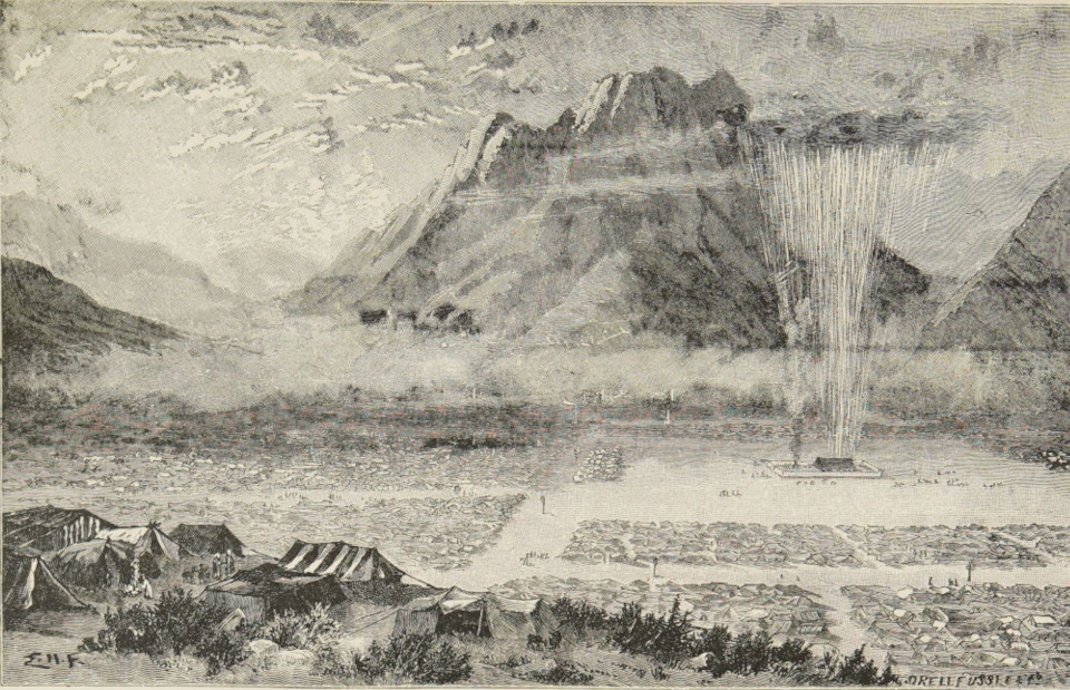 Israel encamped by tribes.