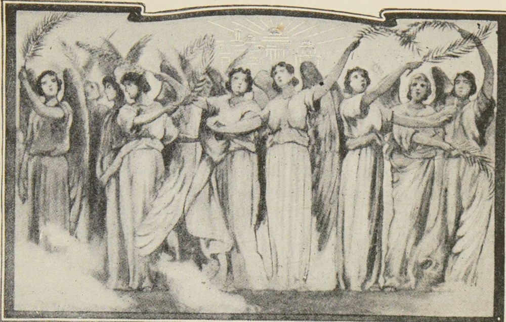 The angels singing at Creation.