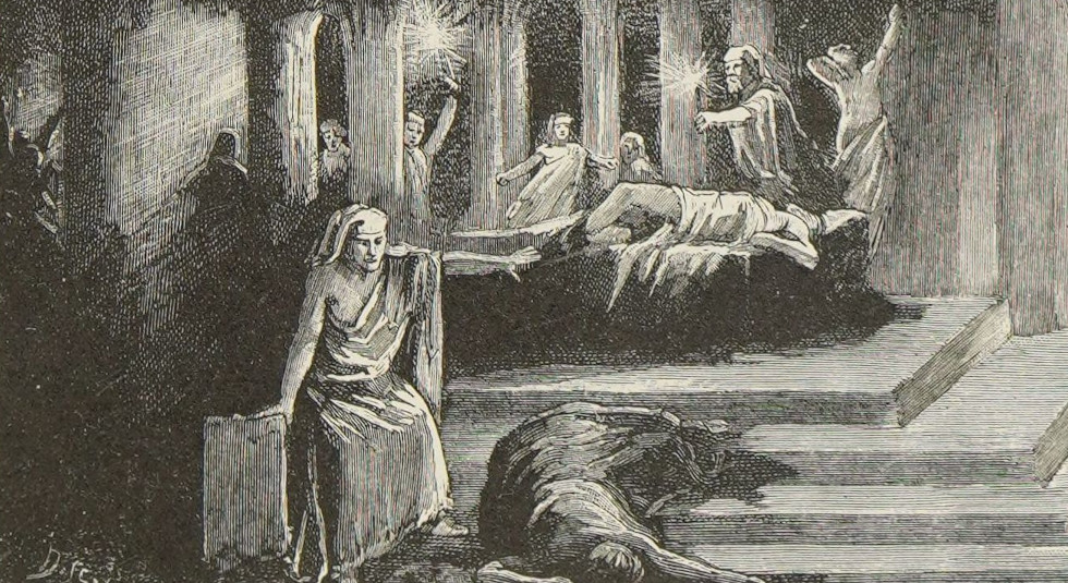 Families find their dead.
