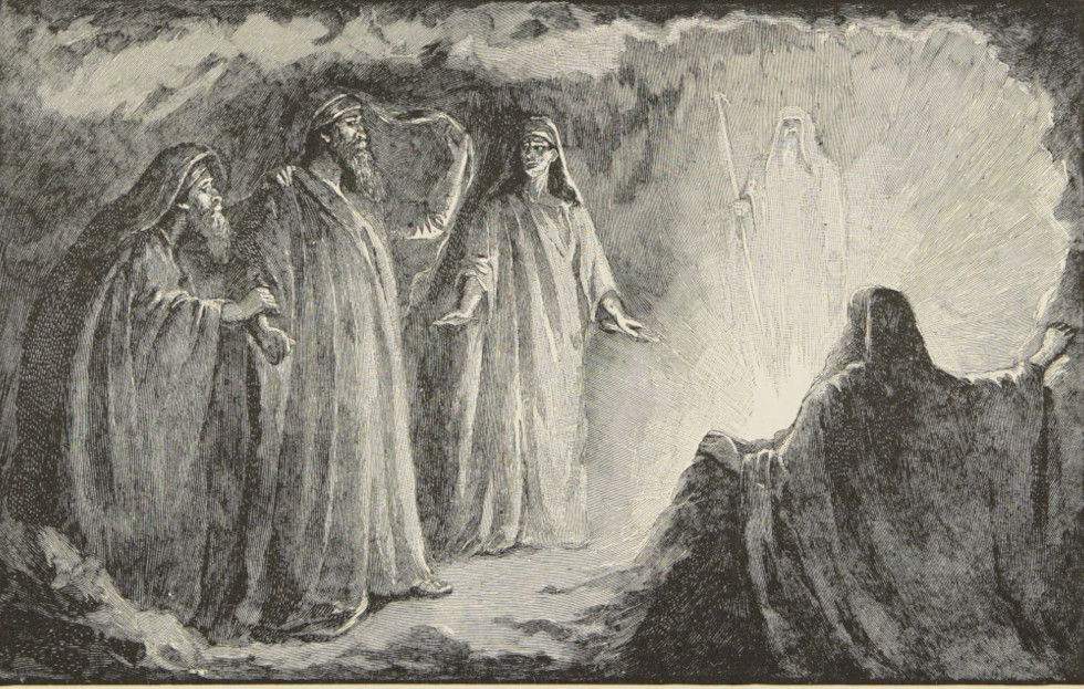 The king and the witch.