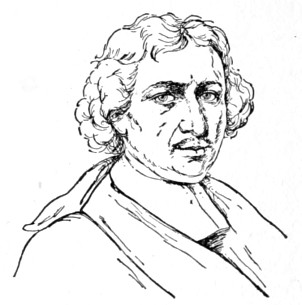 Bust of Eeckhout, faces forward; thin mustache, wavy hair parted in the center.