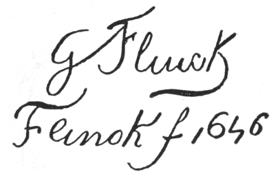 Two signatures: G Flinck anjd Flinck G 1646