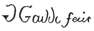 Signature: T Gaddi fecit
