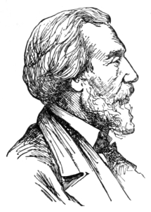 Bust of Gleyre, facing left; trimmed beard and mustache, receding hairline; hair trimmed to the nape.