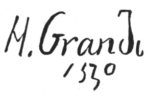 Signature: M. Grandi 1530