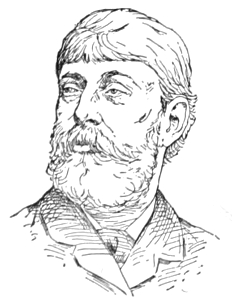 Bust of Gregory, facing slightly left; full beard and mustache; straight hair trimmed at the nape