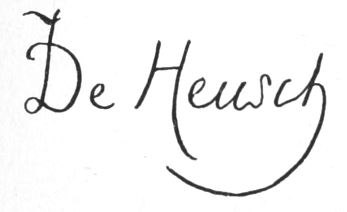Signature: De Heusch