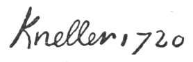 Signature: Kneller 1720