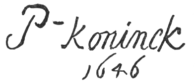 Signature: P- Koninck 1646