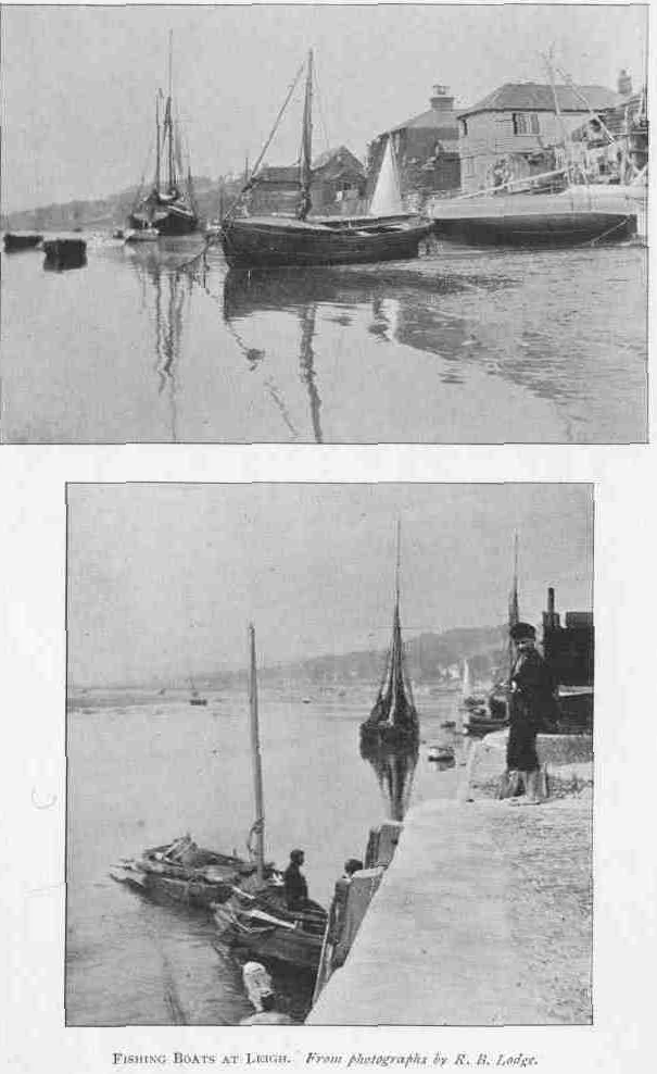 FISHING BOATS AT LEIGH.
From photographs by R. B. Lodge.