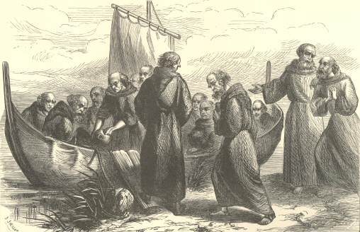 St. Brendan setting Sail.—P. 26