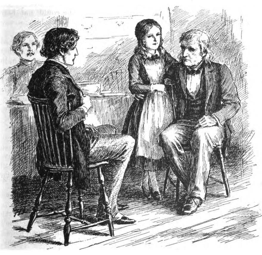 Fleda coloured and looked at her grandfather. Fleda coloured and looked at her grandfather.