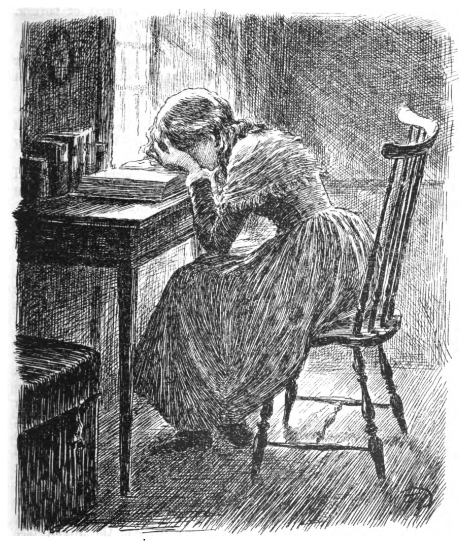 Fleda was sitting, her face bowed in her hands. Fleda was sitting, her face bowed in her hands.