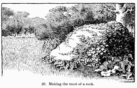 [Illustration: 26. Making the most of a rock.]