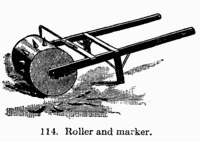 [Illustration: Fig. 114. Roller and marker.]