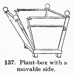 [Illustration: Fig. 137. Plant-box with a
movable side.]