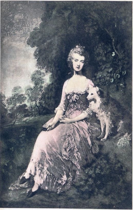 Mrs. Robinson from a Painting by Gainsborough