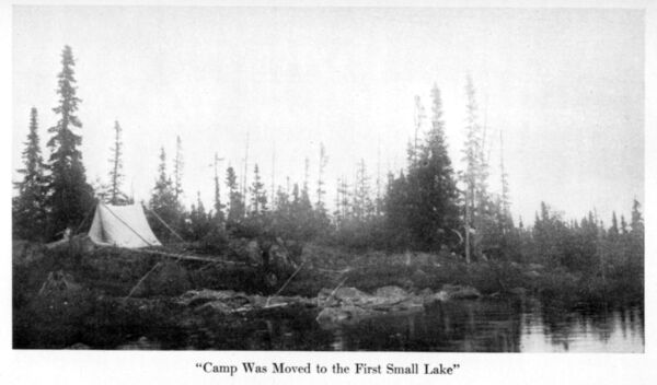 Camp Was Moved to the First Small Lake