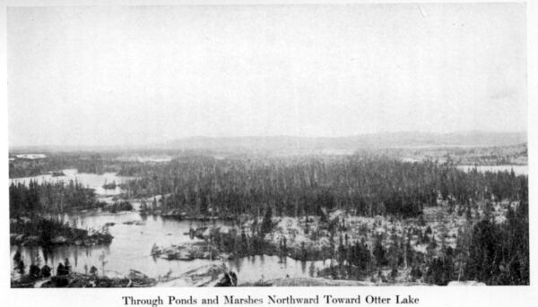 Through Ponds and Marshes Northward Toward Otter Lake