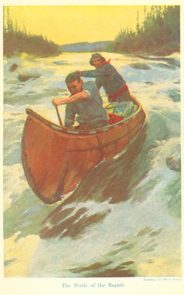 Frontispiece--The Perils of the Rapids